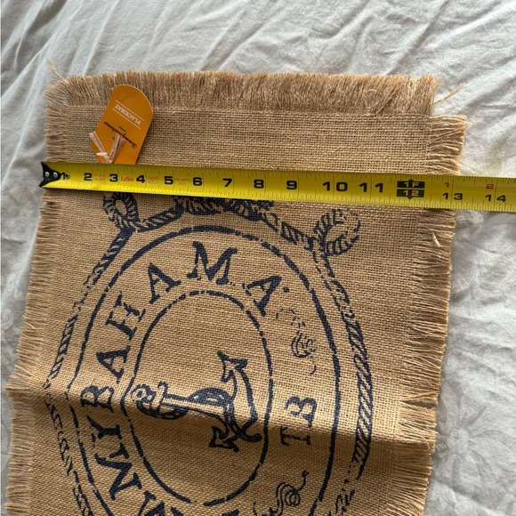 SET OF 6 - TOMMY BAHAMA BURLAP 19X 13 INCH PLACEMATS **NEW** - Picture 5 of 6